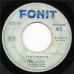 Nino Taranto Con Mario Festa E La Sua Orchestra - Testamento