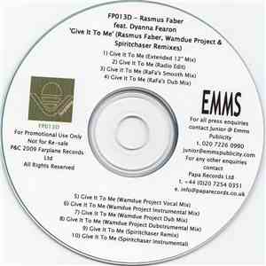 Rasmus Faber feat. Dyanna Fearon - Give It To Me