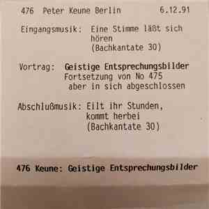 Peter Keune - Geistige Entsprechungsbilder