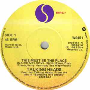Talking Heads - This Must Be The Place (Naive Melody)