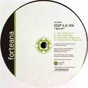 Deep'A & Vek - 404 EP
