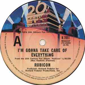 Rubicon  - I'm Gonna Take Care Of Everything / That's The Way Things Are