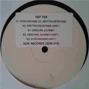 Def Tex - Synchronise