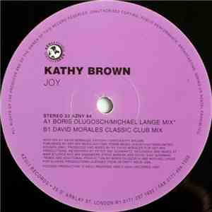 Kathy Brown - Joy (Boris Dlugosch / David Morales Mixes)