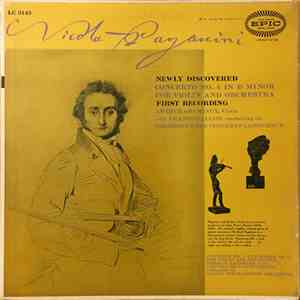 Niccolò Paganini, Arthur Grumiaux With Franco Gallini Conducting The L'Orch ...