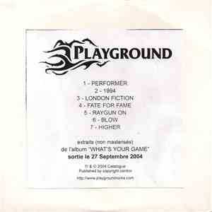 Playground  - What's Your Game
