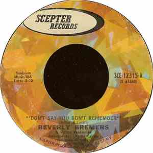 Beverly Bremers - Don't Say You Don't Remember