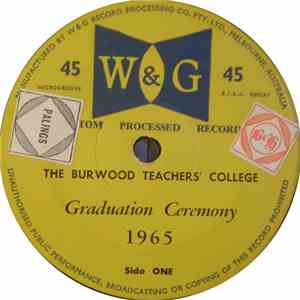 Unknown Artist - The Burwood Teachers' College Graduation Ceremony 1965