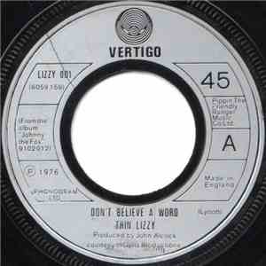 Thin Lizzy - Don't Believe A Word