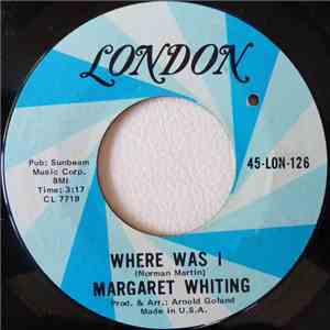 Margaret Whiting - Where Was I