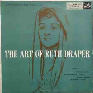 Ruth Draper - The Art Of Ruth Draper - Vol. I