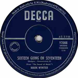 Mark Wynter - Sixteen Going On Seventeen