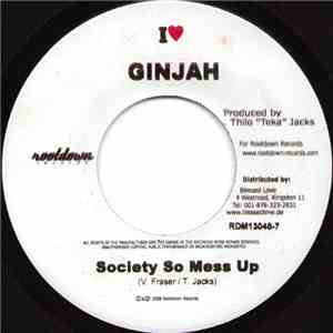 Anthony B / Ginjah - Can't Stop The Fire / Society So Mess Up