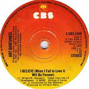 Art Garfunkel - I Believe (When I Fall In Love It Will Be Forever)