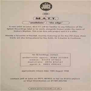 M.A.T.T - Annihilate / The Edge