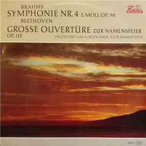 Johannes Brahms, Ludwig van Beethoven, Orchester Lamoureux, Paris, Igor Mar ...
