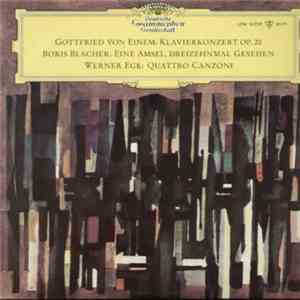 Gottfried von Einem / Boris Blacher / Werner Egk - Klavierkonzert Op. 20 /  ...