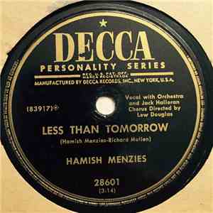 Hamish Menzies - You Can Be In Love / Less Than Tomorrow