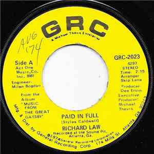 Richard Law - Paid In Full