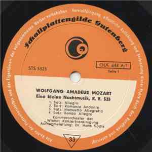 Mozart / Schubert - Eine Kleine Nachtmusik / Deutsche Tänze