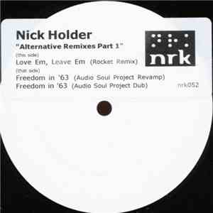Nick Holder - Alternative Remixes Part 1