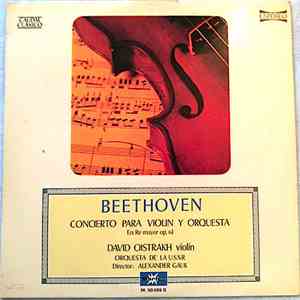 Beethoven - David Oistrach, Alexander Gauk - Concierto Para Violin Y Orques ...