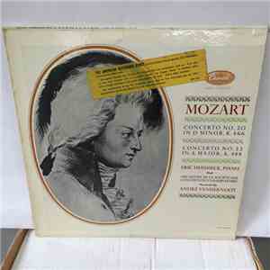 Mozart ; Eric Heidsieck, Paris Conservatoire Orchestra, André Vandernoot -  ...