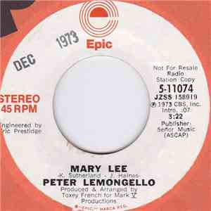 Peter Lemongello - Mary Lee