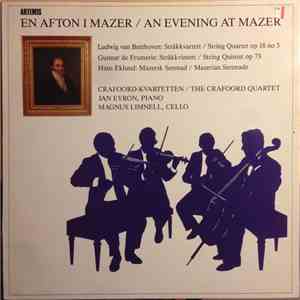 Crafoord-kvartetten, Ludwig van Beethoven, Gunnar De Frumerie, Hans Eklund  ...