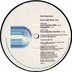 Full Intention - Can't Get Over You