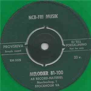 Unknown Artist - Melodier 81-100 / Melodier 101-120