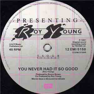 Roy Young  - You Never Had It So Good / Venus