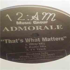 Admorale - That's What Matters