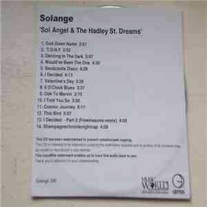 Solange  - Sol Angel And The Hadley St. Dreams