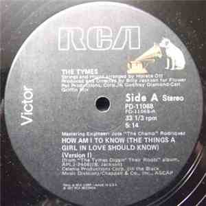 The Tymes - How Am I To Know (The Things A Girl In Love Should Know)