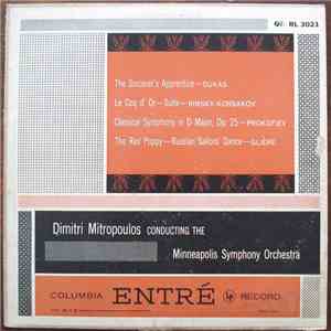 Dimitri Mitropoulos Conducting  The Minneapolis Symphony Orchestra - Dimitr ...