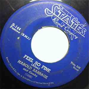 Harold Barrage And Combo - Feel So Fine / You're Gonna Cry
