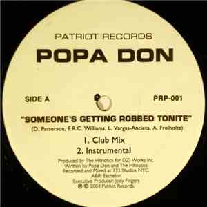Popa Don  - Someone's Getting Robbed Tonite