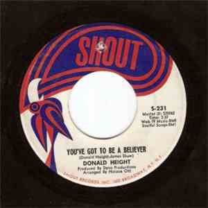Donald Height - You've Got To Be A Believer / Never Let Me Go