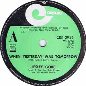 Lesley Gore - When Yesterday Was Tomorrow