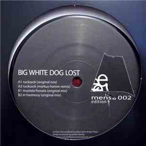 Big White Dog Lost - Rucksack