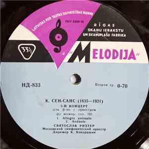 C. Saint-Saens - Concerto No. 5 For Piano And Orchestra In F Major, Op. 103
