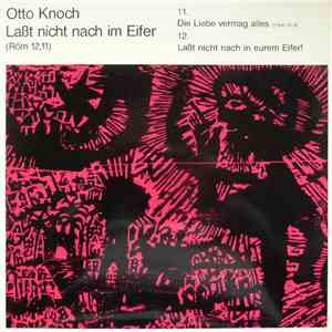 Otto Knoch - Laßt Nicht Nach Im Eifer (Röm 12,11)
