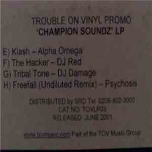 Various - Champion Soundz LP (Sides E - H)