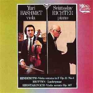 Yuri Bashmet, Sviatoslav Richter - Hindemith / Britten / Shostakovich - Vio ...