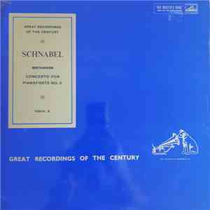 Schnabel : Beethoven - Concerto For Pianoforte No. 5