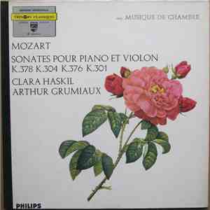 Mozart - Clara Haskil, Arthur Grumiaux - Sonates Pour Piano Et Violon K.378 ...