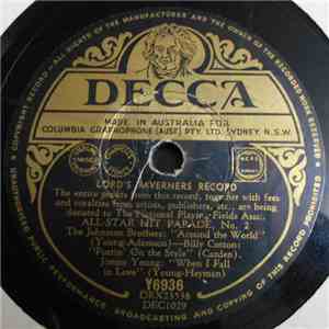 Various - Lord's Taverners Record - All Star Hit Parade No. 2