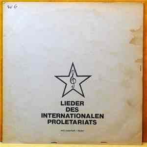Arbeiter-Musik-Assoziation Hannover - Lieder Des Internationalen Proletaria ...