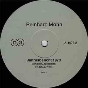 Reinhard Mohn - Jahresbericht 1973